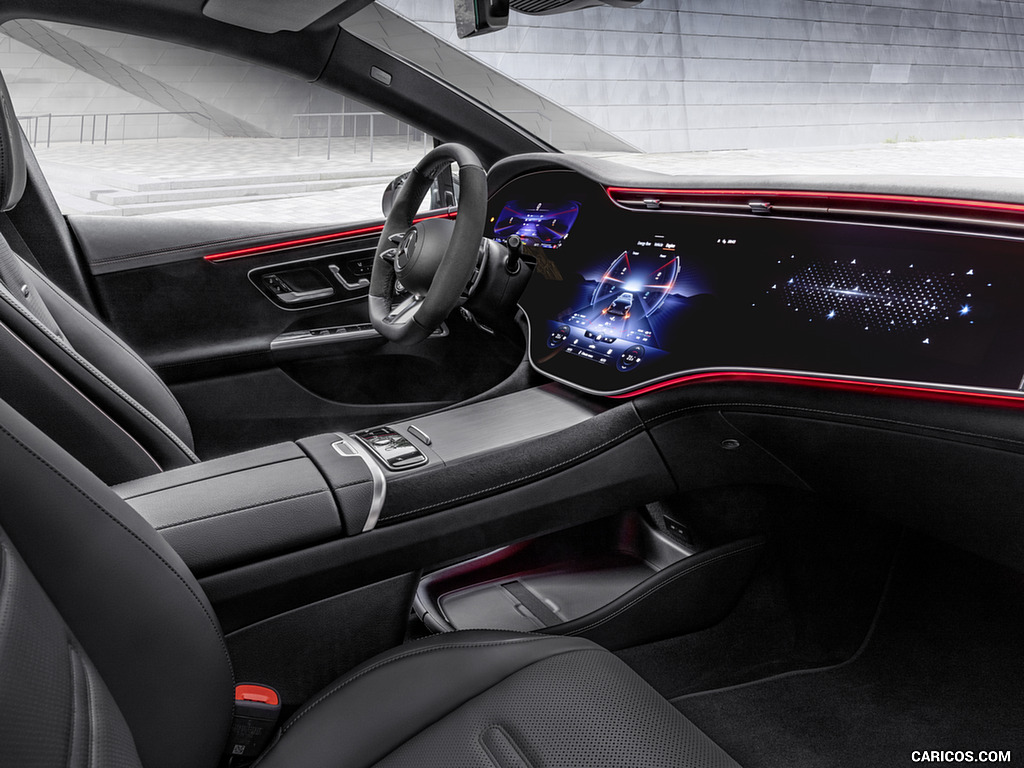 2023 Mercedes-AMG EQE 43 4MATIC (Color: MANUFAKTUR hyacinth red) - Interior