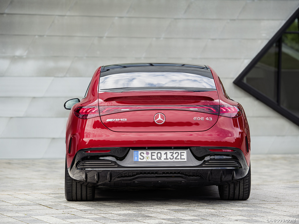 2023 Mercedes-AMG EQE 43 4MATIC (Color: MANUFAKTUR hyacinth red) - Rear