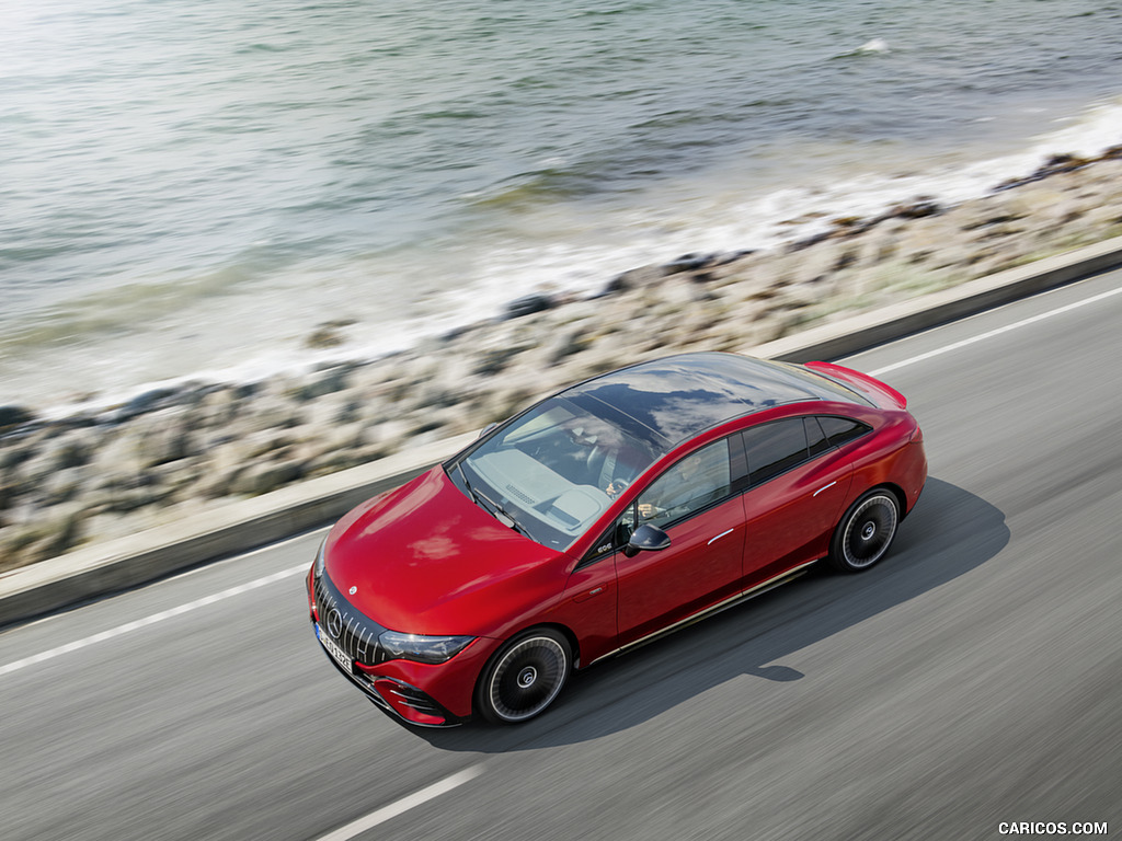 2023 Mercedes-AMG EQE 43 4MATIC (Color: MANUFAKTUR hyacinth red) - Top