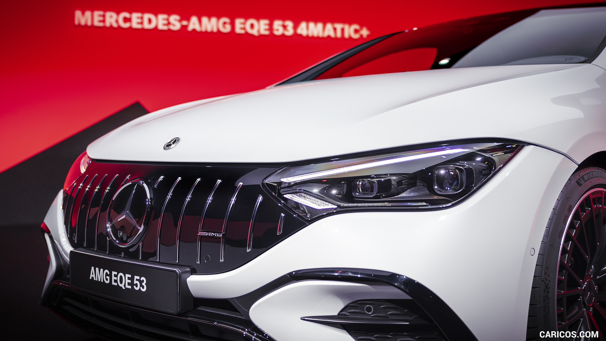 2023 Mercedes-AMG EQE 53 4MATIC+ (Color: Opalite White Bright) - Detail, #90 of 239