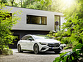 2023 Mercedes-AMG EQE 53 4MATIC+ (Color: Opalite White Bright) - Front Three-Quarter