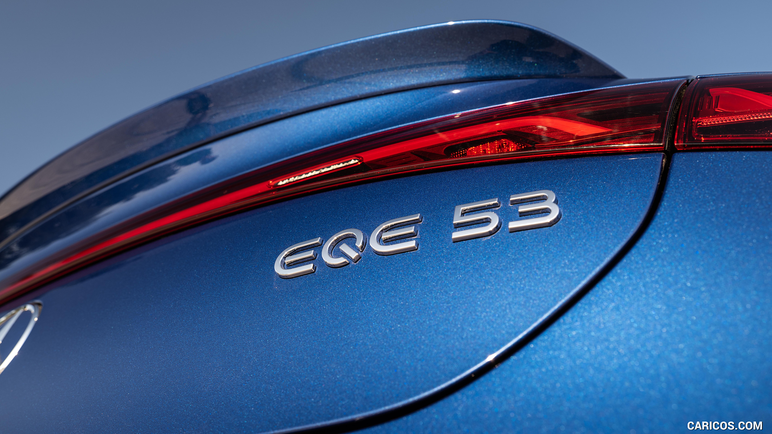 2023 Mercedes-AMG EQE 53 4MATIC+ (Color: Spectral Blue) - Badge, #218 of 239