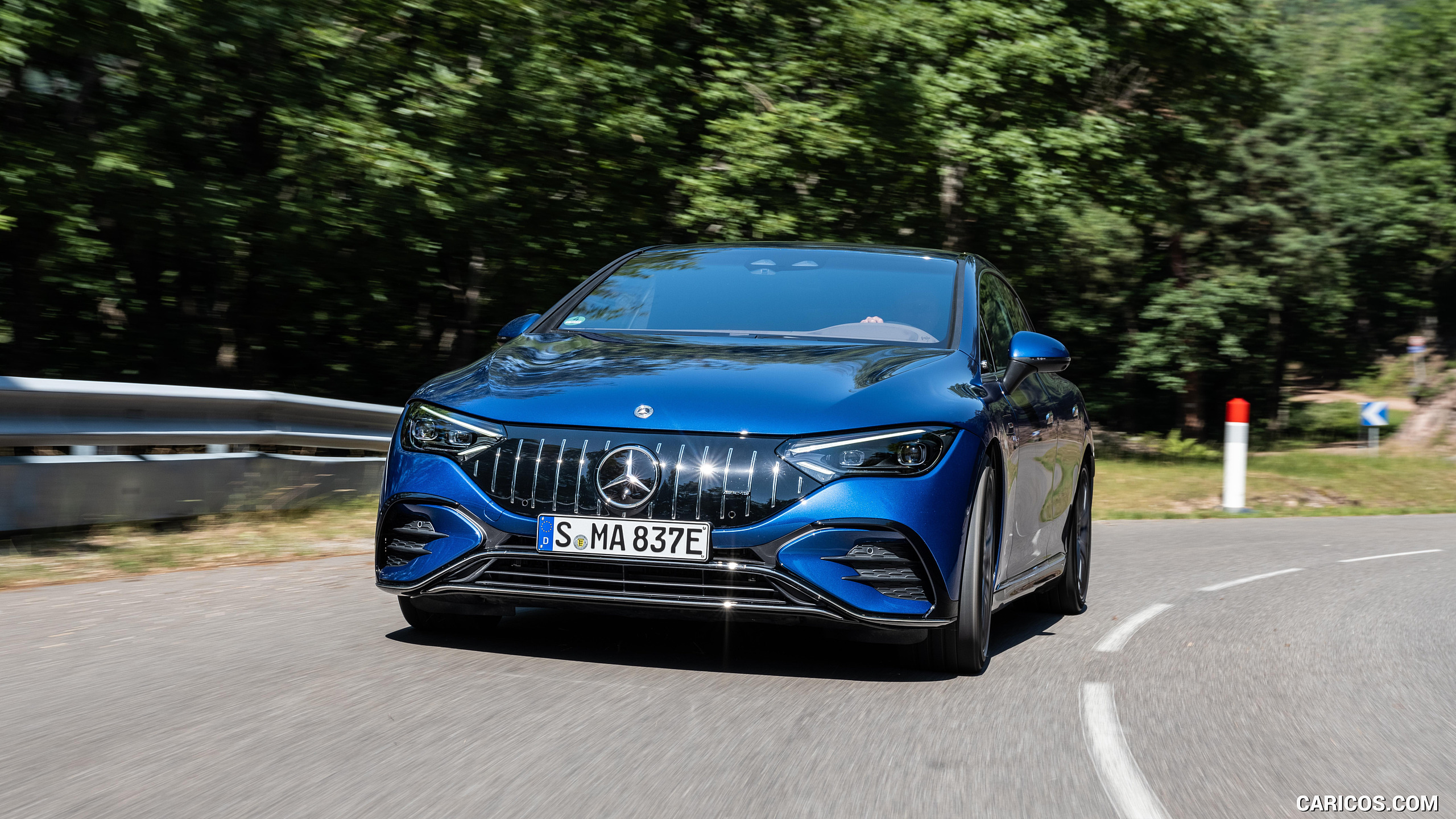 2023 Mercedes-AMG EQE 53 4MATIC+ (Color: Spectral Blue) - Front, #178 of 239