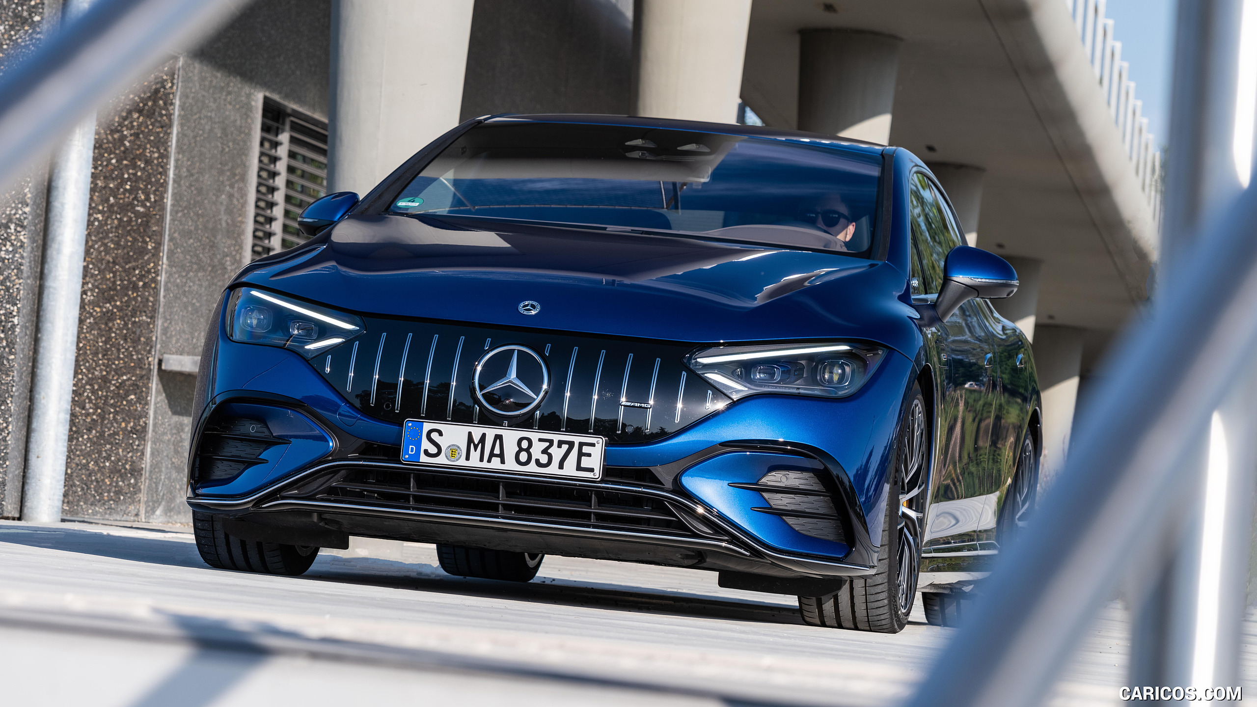2023 Mercedes-AMG EQE 53 4MATIC+ (Color: Spectral Blue) - Front, #188 of 239