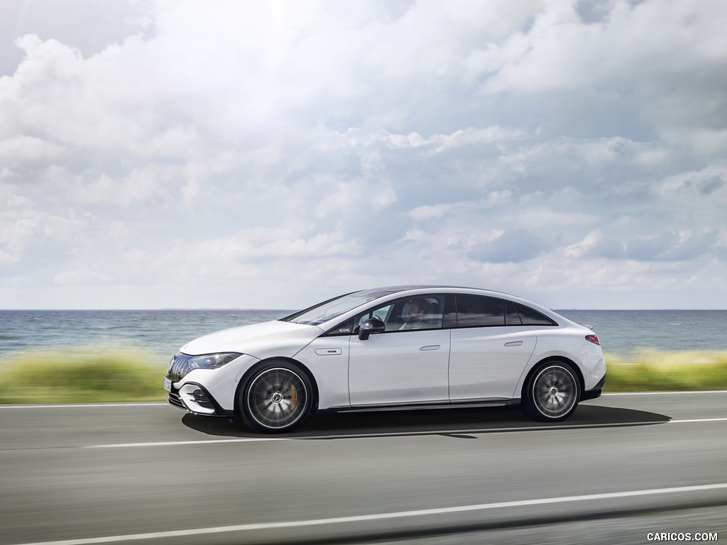 2023 Mercedes-AMG EQE 53 4MATIC+ (Color: Opalite White Bright) - Side