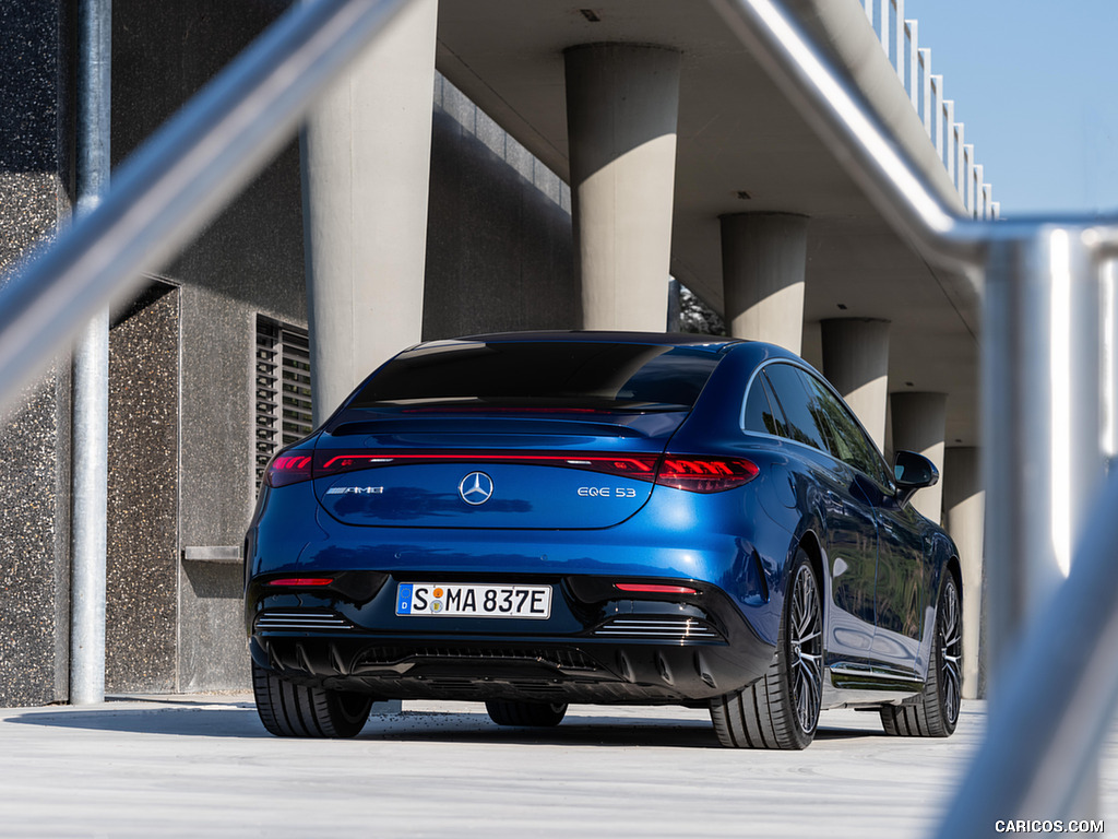 2023 Mercedes-AMG EQE 53 4MATIC+ (Color: Spectral Blue) - Rear