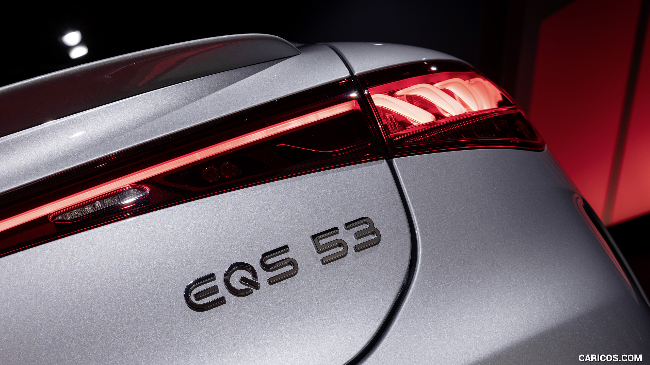 2023 Mercedes-AMG EQS 53 4MATIC+ (Color: High-Tech Silver) - Badge, #51 of 52