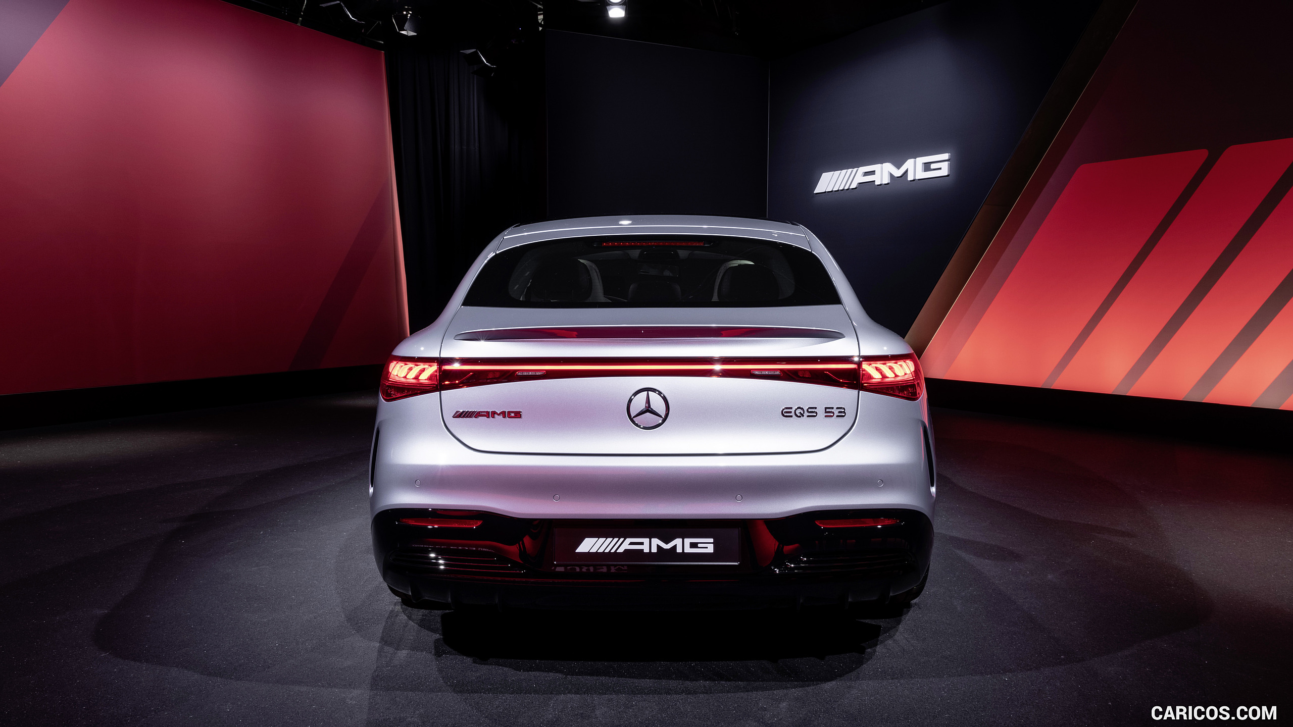 2023 Mercedes-AMG EQS 53 4MATIC+ (Color: High-Tech Silver) - Rear, #41 of 52