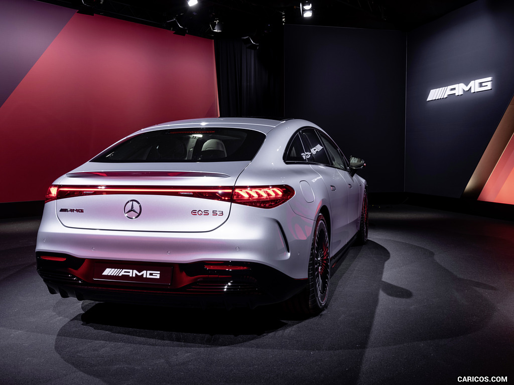 2023 Mercedes-AMG EQS 53 4MATIC+ (Color: High-Tech Silver) - Rear