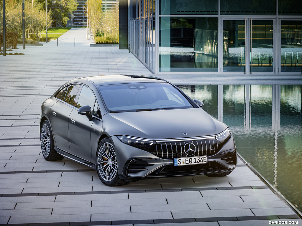 2023 Mercedes-AMG EQS 53 4MATIC+ (Color: Selenite Grey Magno) - Front