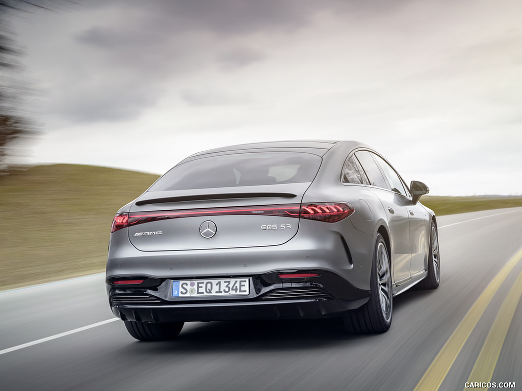 2023 Mercedes-AMG EQS 53 4MATIC+ (Color: Selenite Grey Magno) - Rear