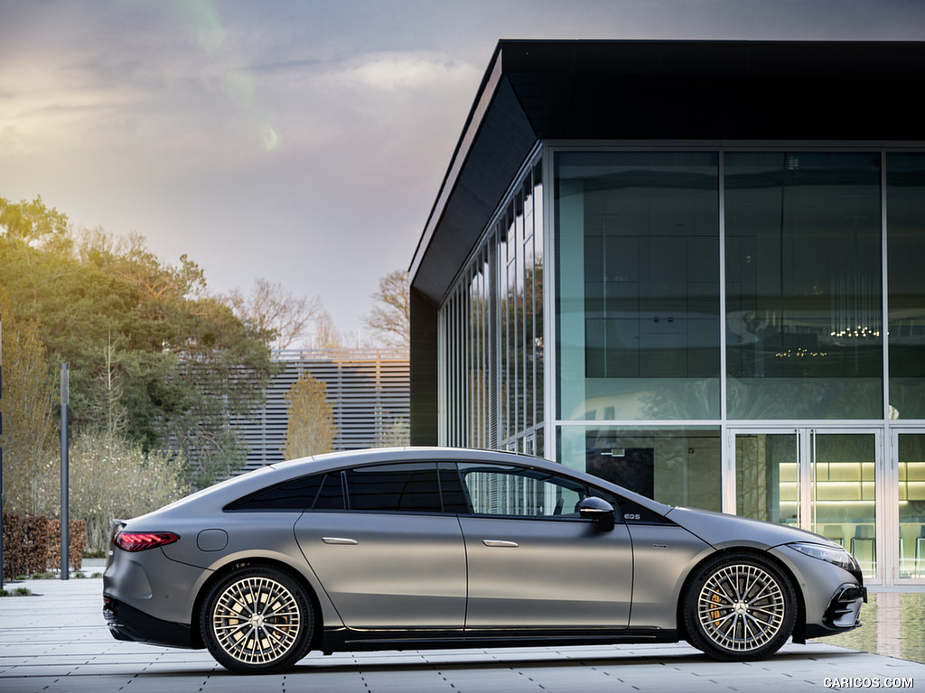 2023 Mercedes-AMG EQS 53 4MATIC+ (Color: Selenite Grey Magno) - Side