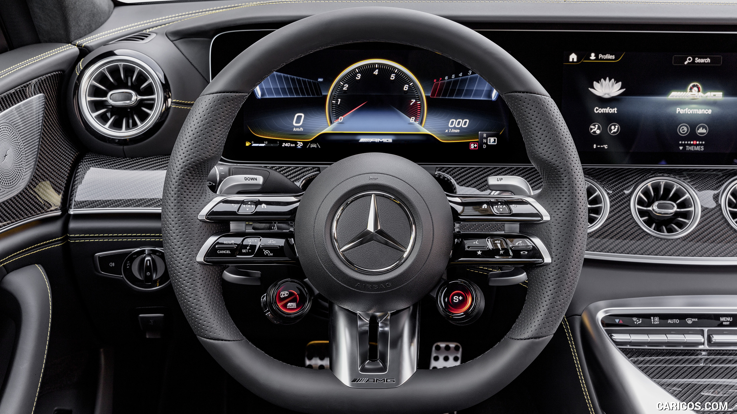 2023 Mercedes-AMG GT 63 S 4-Door Coupe - Interior, Steering Wheel, #23 of 27