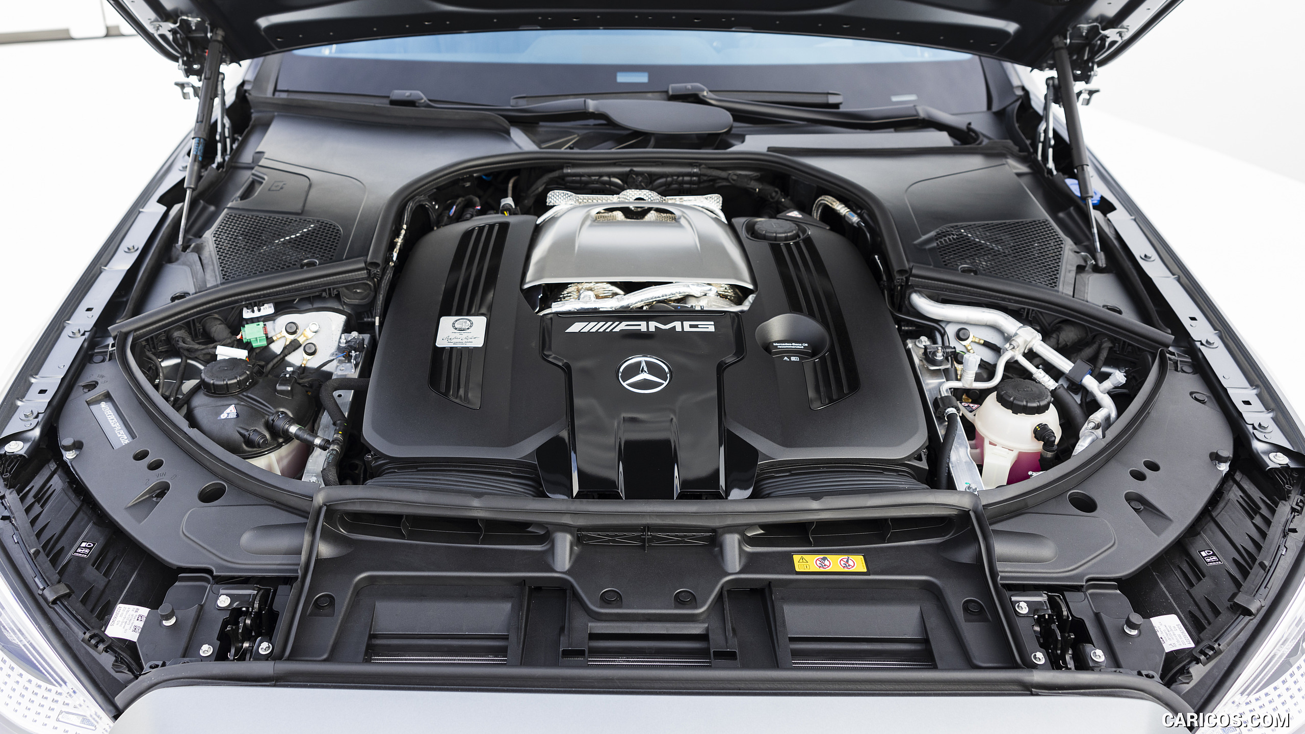 2023 Mercedes-AMG S 63 E PERFORMANCE (Color: MANUFAKTUR Selenite Grey Magno) - Engine, #50 of 163