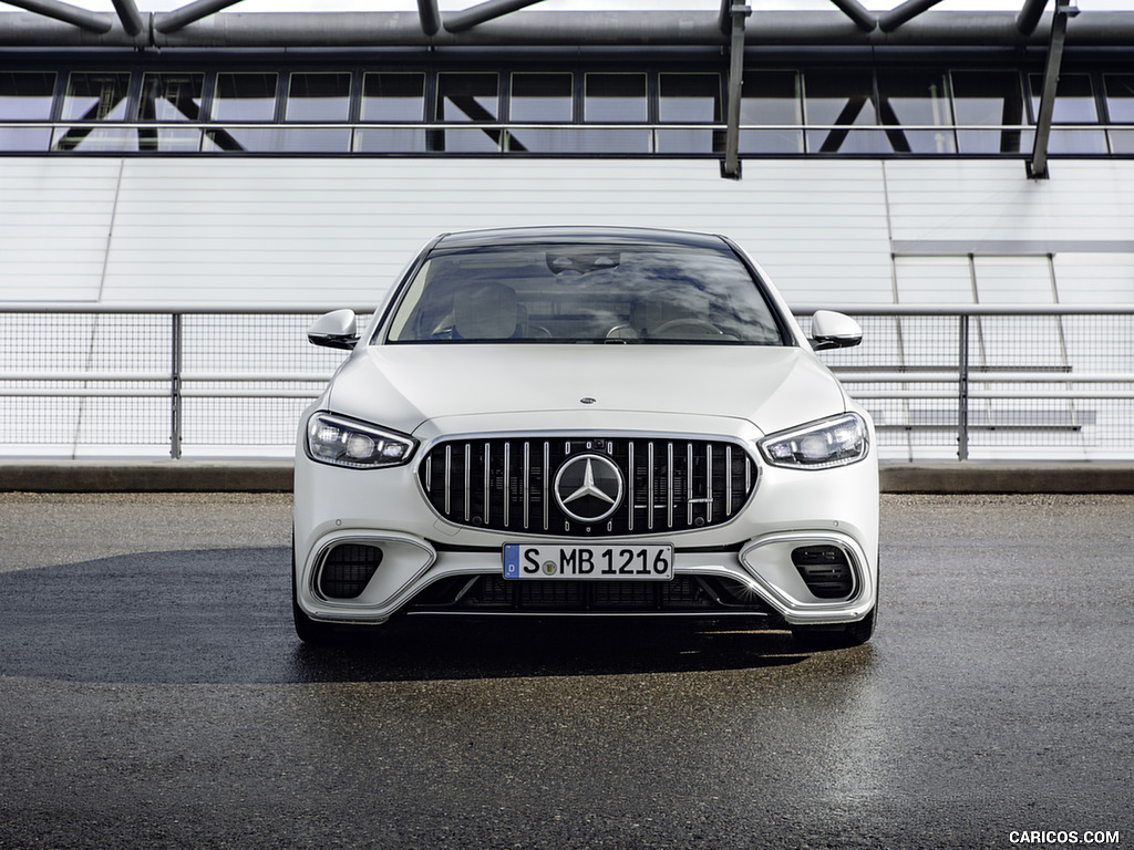 2023 Mercedes-AMG S 63 E PERFORMANCE (Color: MANUFAKTUR Cashmere White Magno) - Front