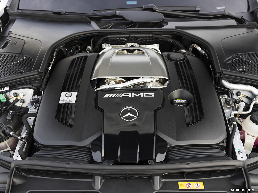 2023 Mercedes-AMG S 63 E PERFORMANCE (Color: MANUFAKTUR Selenite Grey Magno) - Engine