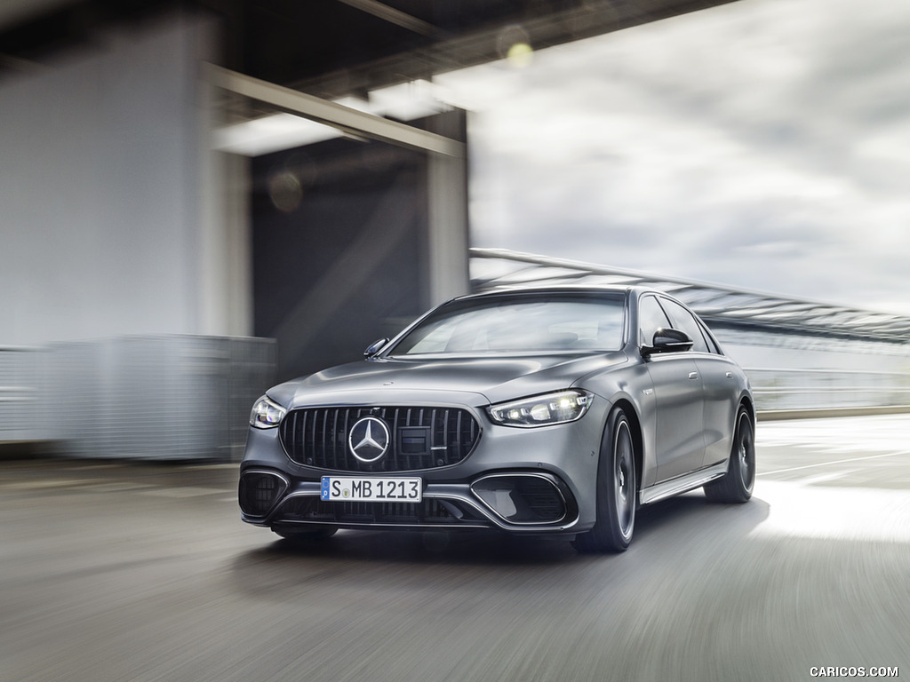 2023 Mercedes-AMG S 63 E PERFORMANCE (Color: MANUFAKTUR Selenite Grey Magno) - Front