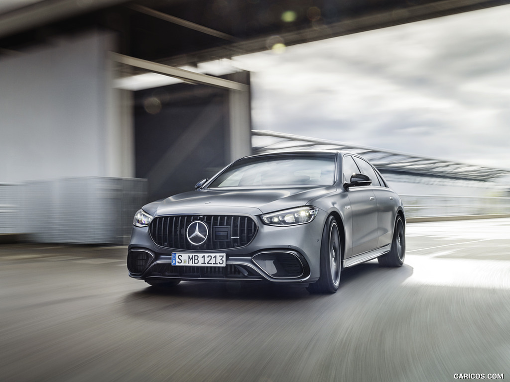 2023 Mercedes-AMG S 63 E PERFORMANCE (Color: MANUFAKTUR Selenite Grey Magno) - Front