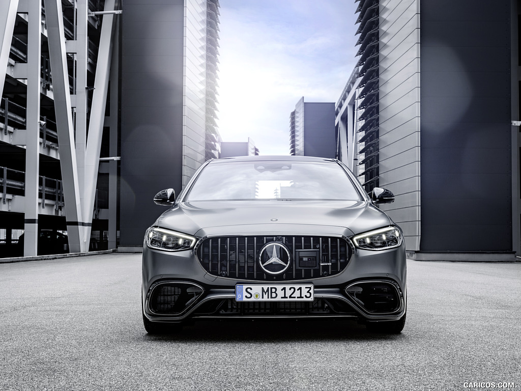 2023 Mercedes-AMG S 63 E PERFORMANCE (Color: MANUFAKTUR Selenite Grey Magno) - Front