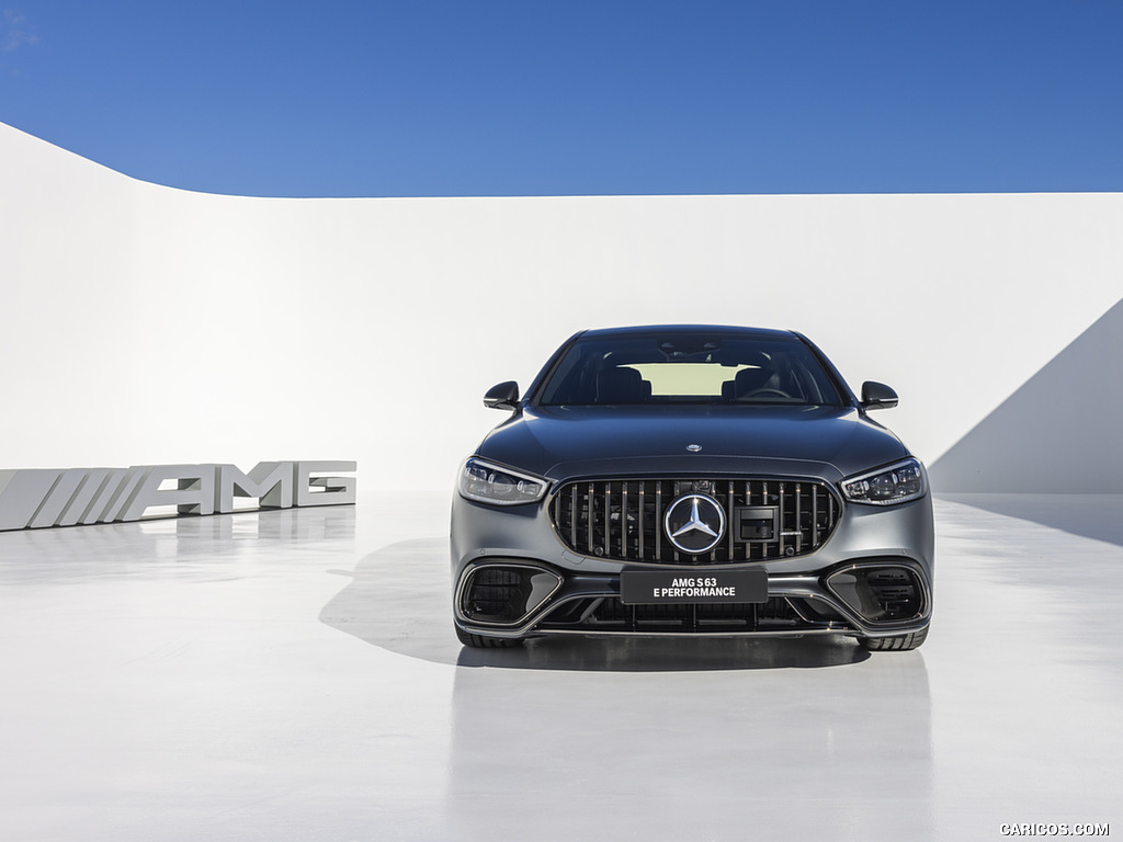 2023 Mercedes-AMG S 63 E PERFORMANCE (Color: MANUFAKTUR Selenite Grey Magno) - Front