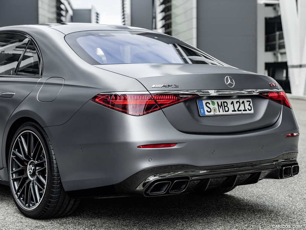 2023 Mercedes-AMG S 63 E PERFORMANCE (Color: MANUFAKTUR Selenite Grey Magno) - Rear