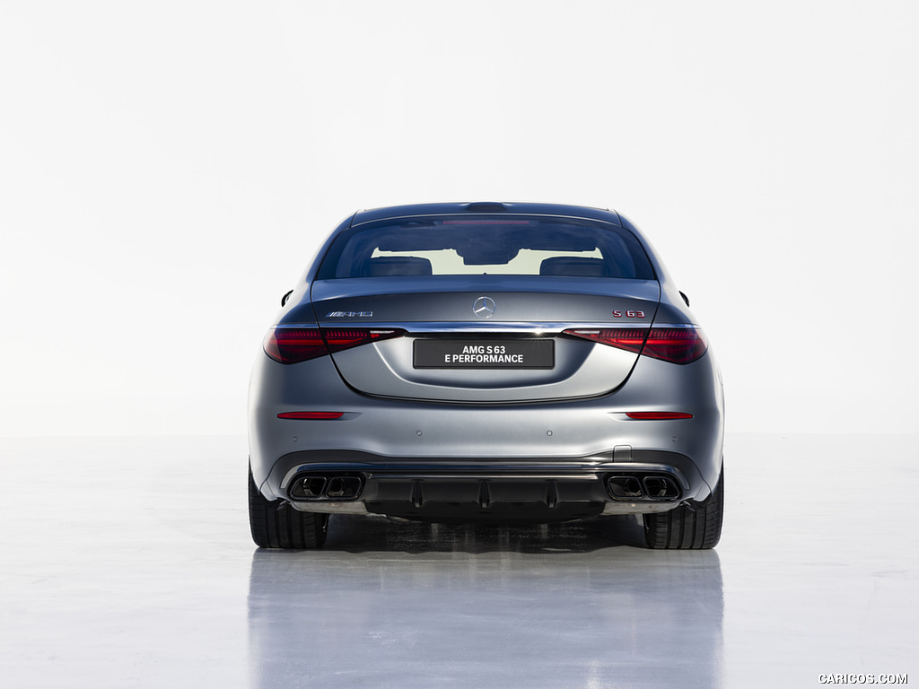 2023 Mercedes-AMG S 63 E PERFORMANCE (Color: MANUFAKTUR Selenite Grey Magno) - Rear