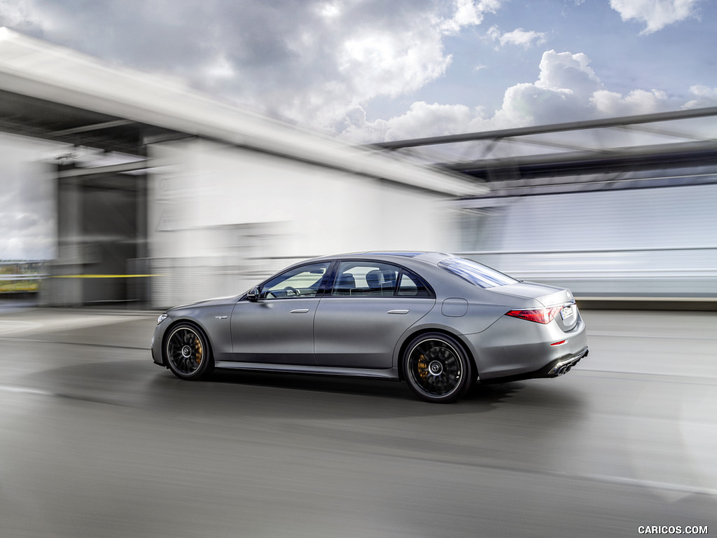 2023 Mercedes-AMG S 63 E PERFORMANCE (Color: MANUFAKTUR Selenite Grey Magno) - Side