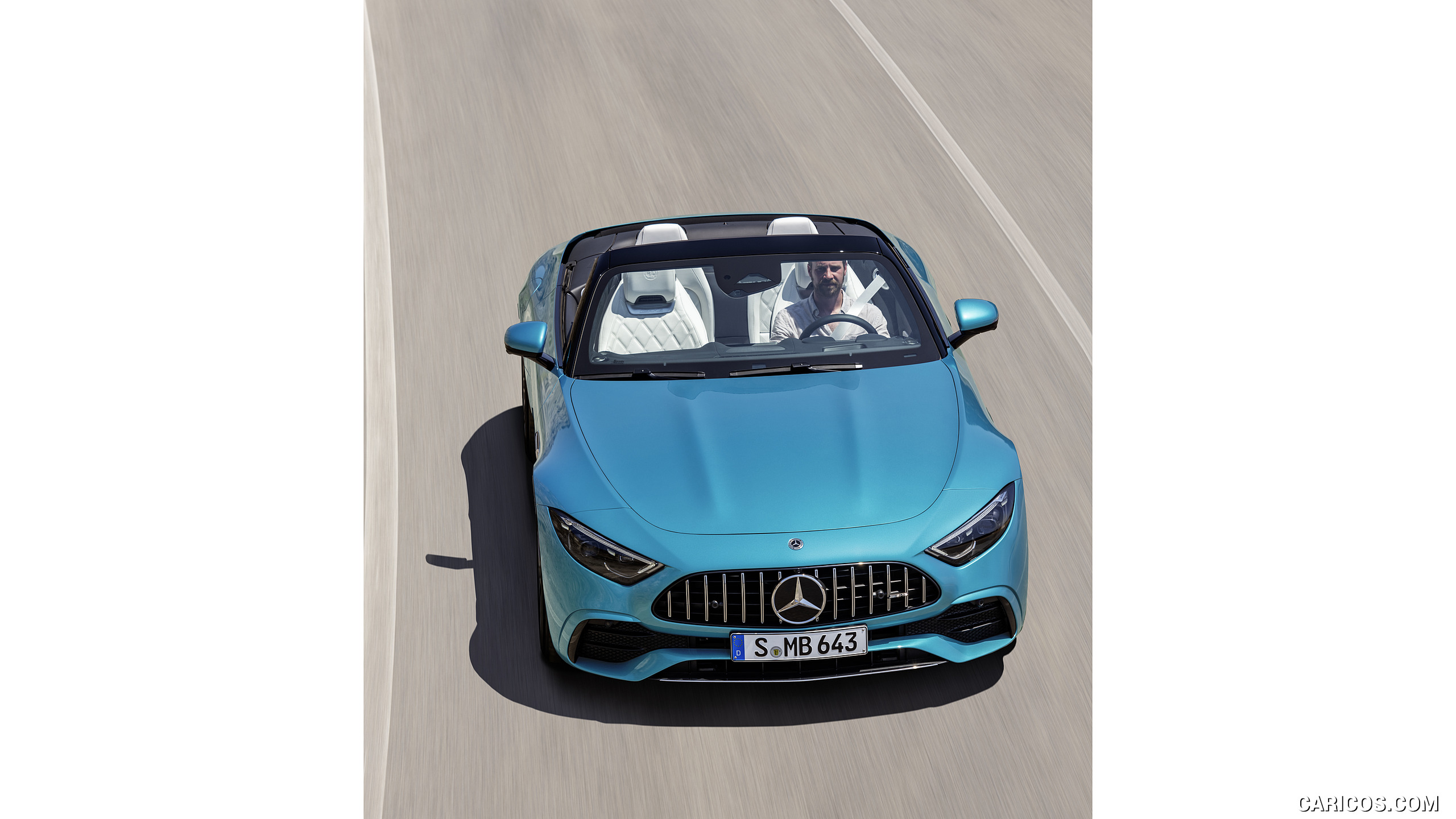2023 Mercedes-AMG SL 43 (Color: Hyperblue Metallic) - Front, #14 of 40