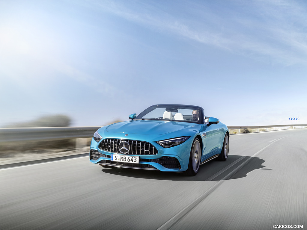 2023 Mercedes-AMG SL 43 (Color: Hyperblue Metallic) - Front