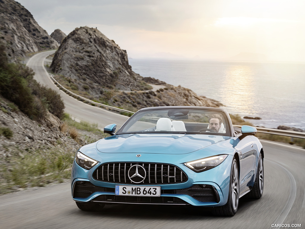 2023 Mercedes-AMG SL 43 (Color: Hyperblue Metallic) - Front