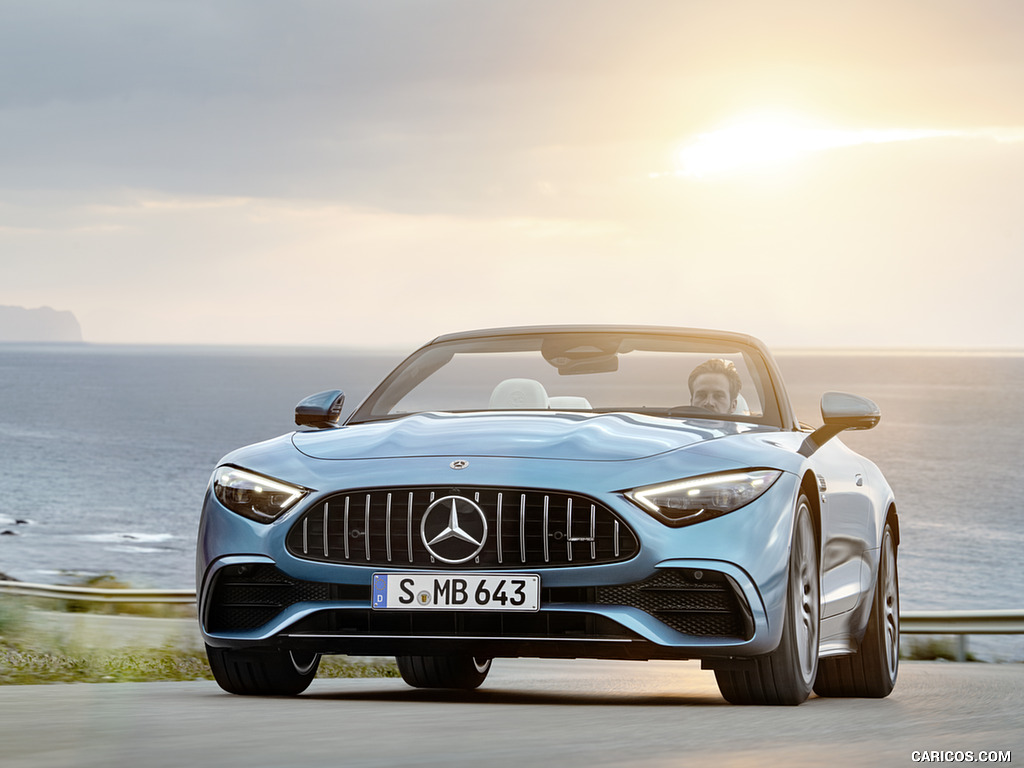 2023 Mercedes-AMG SL 43 (Color: Hyperblue Metallic) - Front