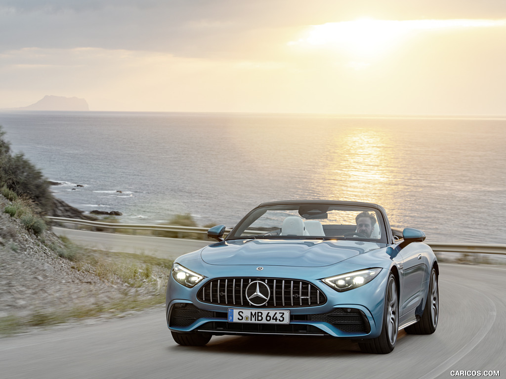 2023 Mercedes-AMG SL 43 (Color: Hyperblue Metallic) - Front