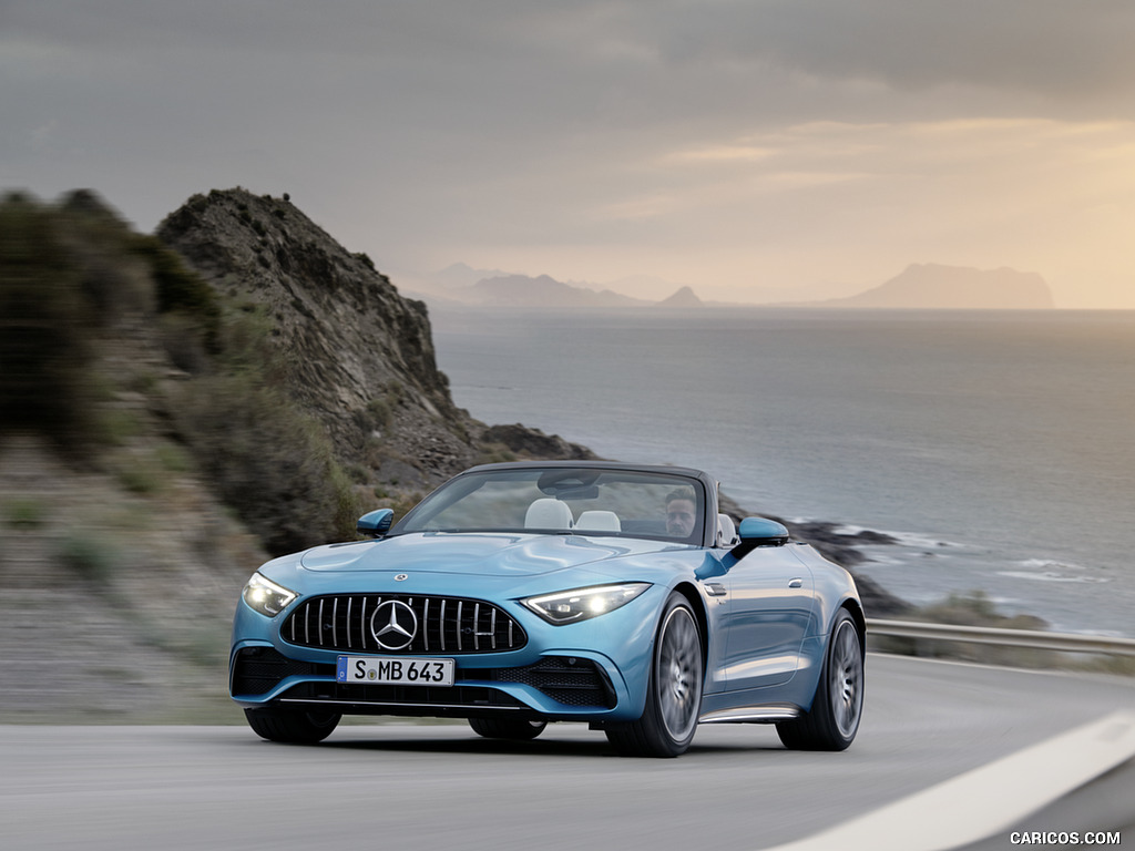 2023 Mercedes-AMG SL 43 (Color: Hyperblue Metallic) - Front