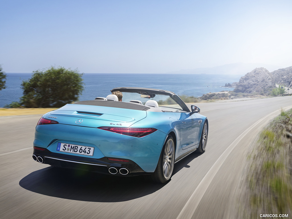 2023 Mercedes-AMG SL 43 (Color: Hyperblue Metallic) - Rear