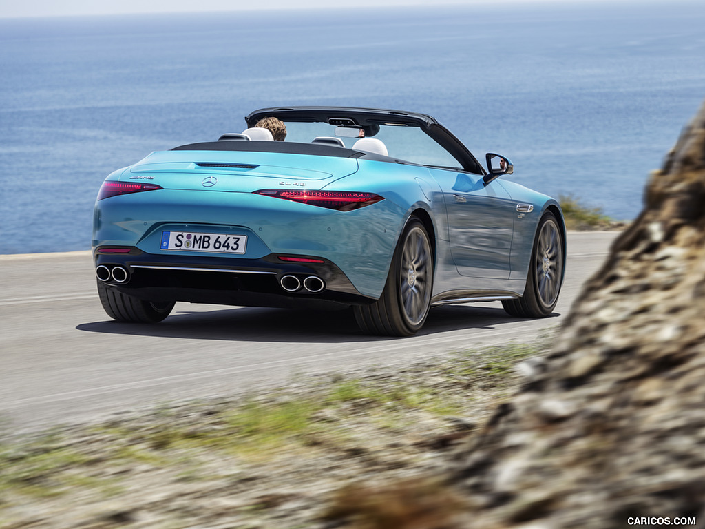 2023 Mercedes-AMG SL 43 (Color: Hyperblue Metallic) - Rear