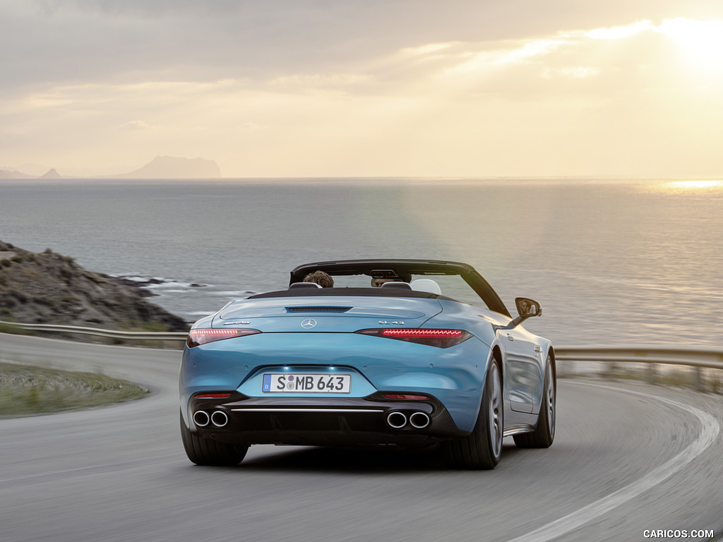 2023 Mercedes-AMG SL 43 (Color: Hyperblue Metallic) - Rear