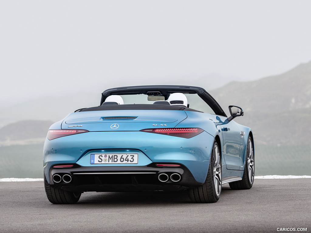 2023 Mercedes-AMG SL 43 (Color: Hyperblue Metallic) - Rear