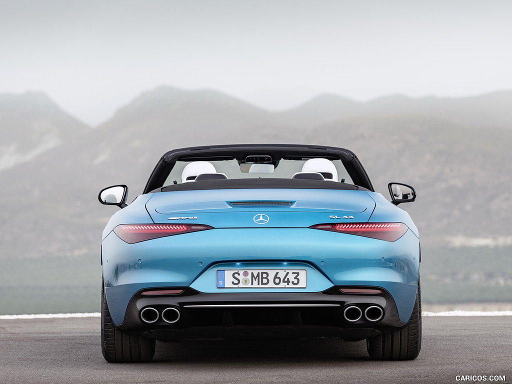 2023 Mercedes-AMG SL 43 (Color: Hyperblue Metallic) - Rear