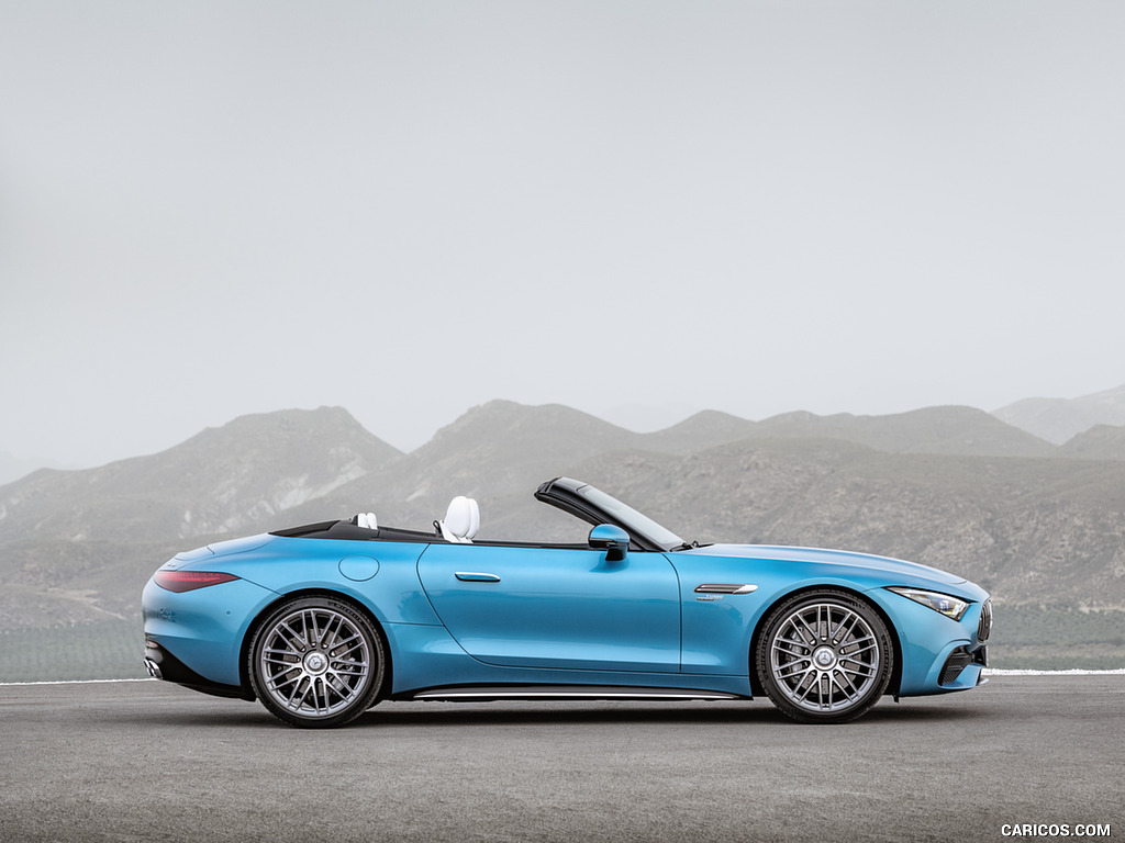 2023 Mercedes-AMG SL 43 (Color: Hyperblue Metallic) - Side