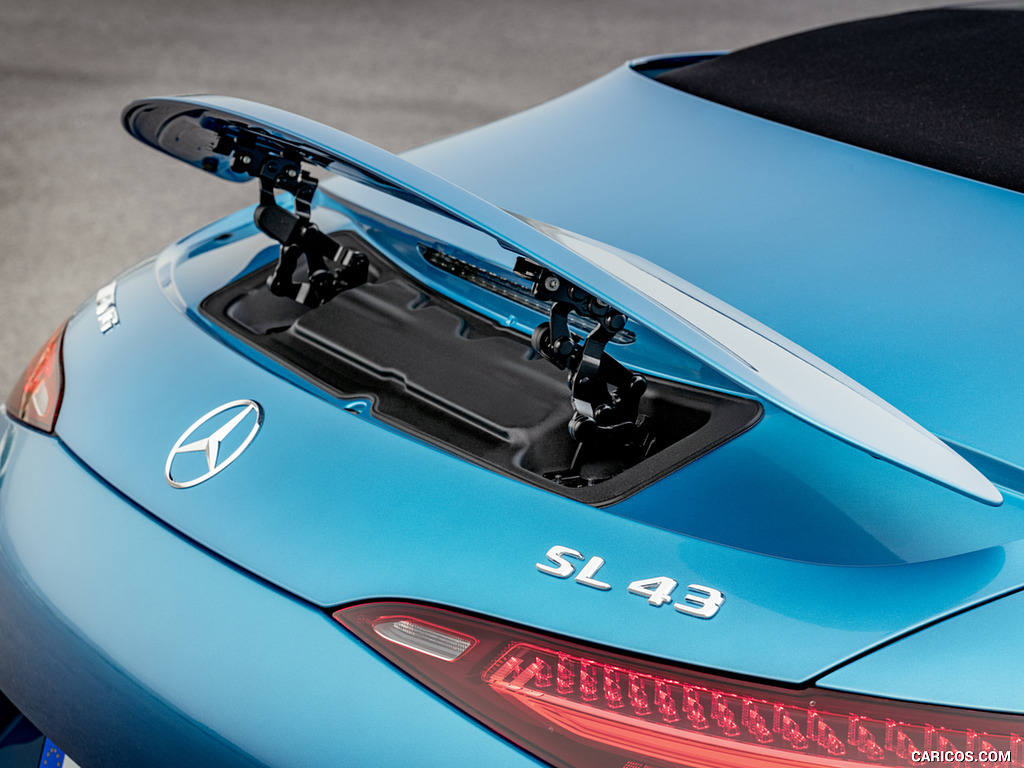 2023 Mercedes-AMG SL 43 (Color: Hyperblue Metallic) - Spoiler