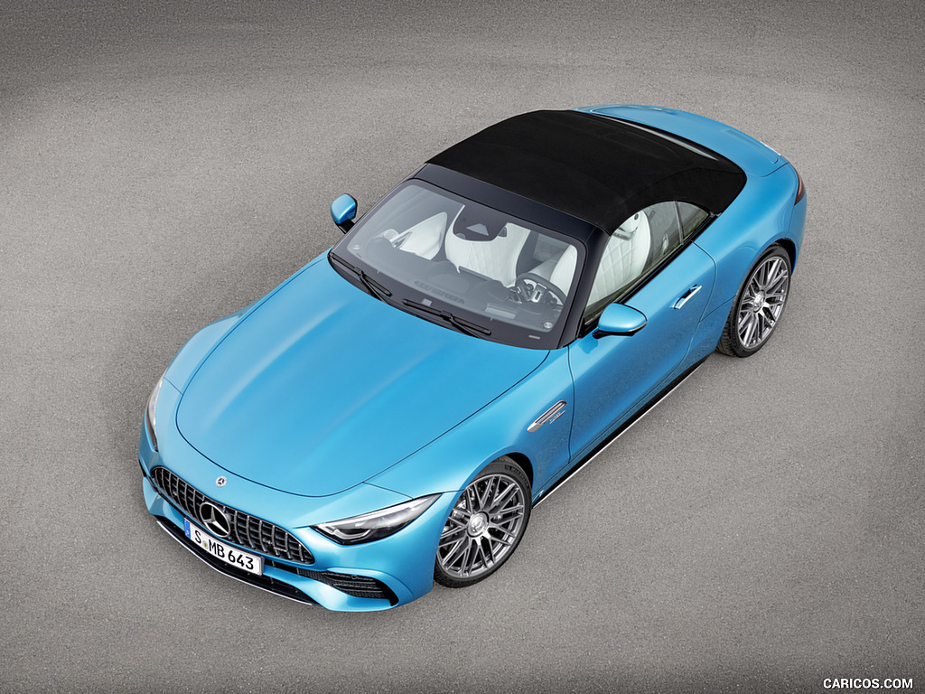 2023 Mercedes-AMG SL 43 (Color: Hyperblue Metallic) - Top