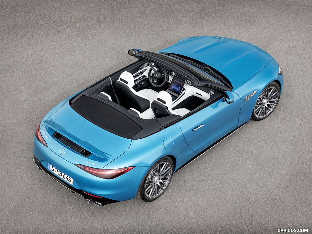 2023 Mercedes-AMG SL 43 (Color: Hyperblue Metallic) - Top