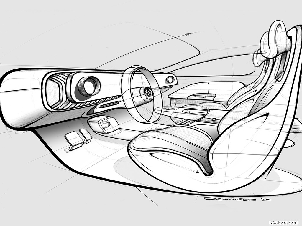 2023 Mercedes-Benz CLA Class Concept - Design Sketch