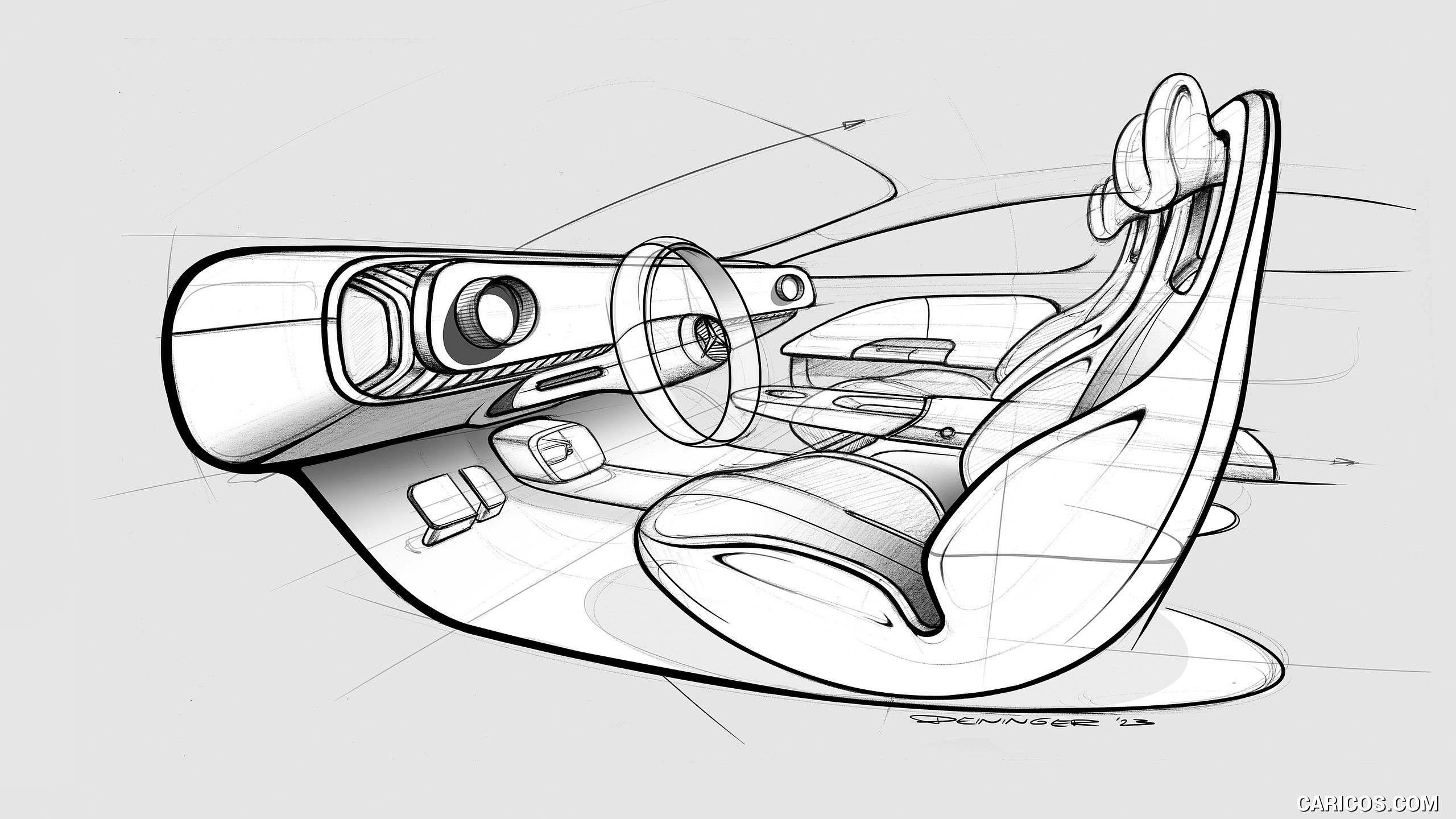 2023 Mercedes-Benz CLA Class Concept - Design Sketch, #61 of 62
