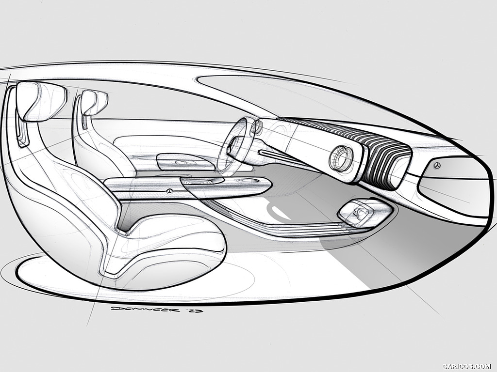 2023 Mercedes-Benz CLA Class Concept - Design Sketch