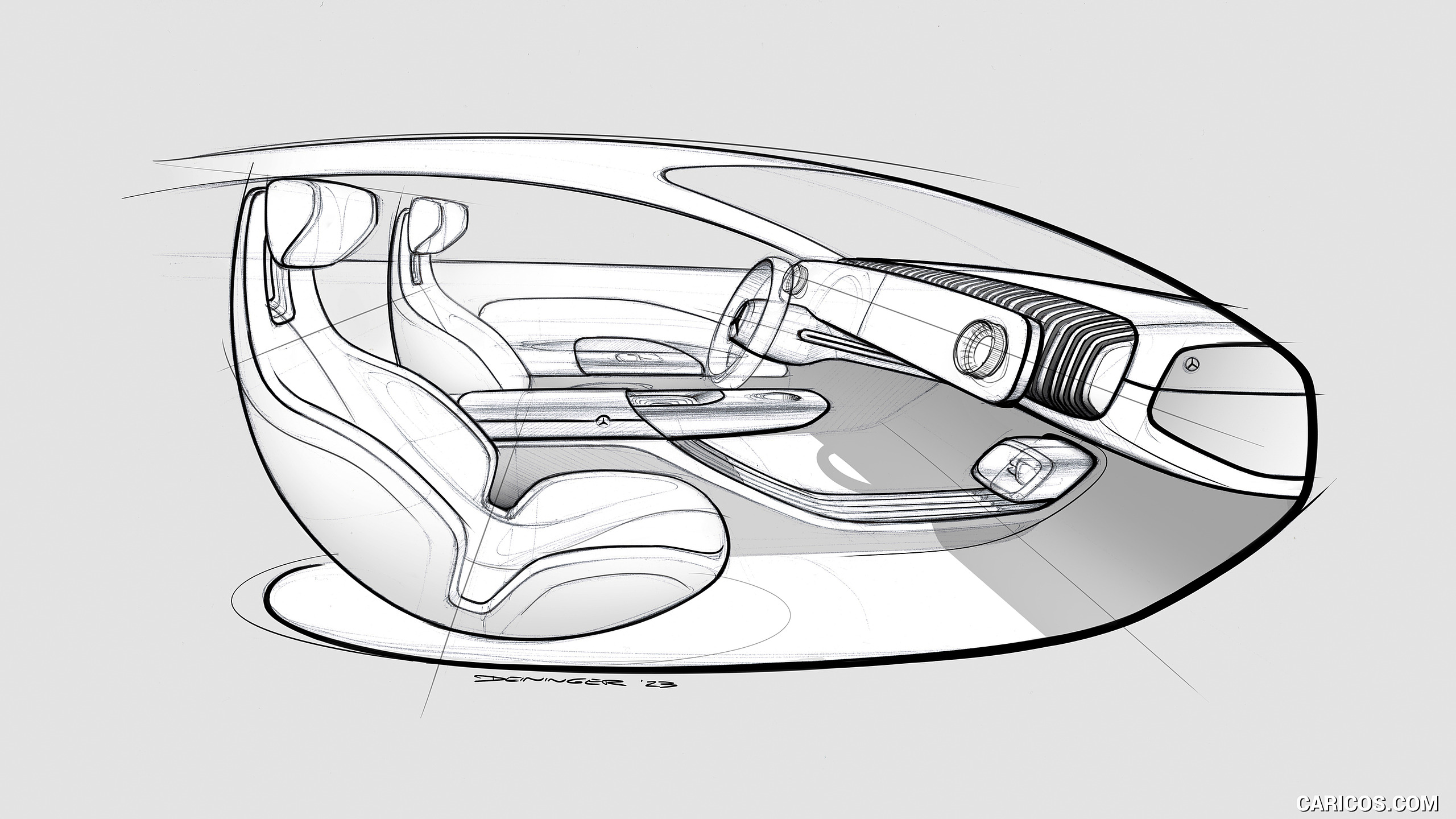 2023 Mercedes-Benz CLA Class Concept - Design Sketch, #62 of 62
