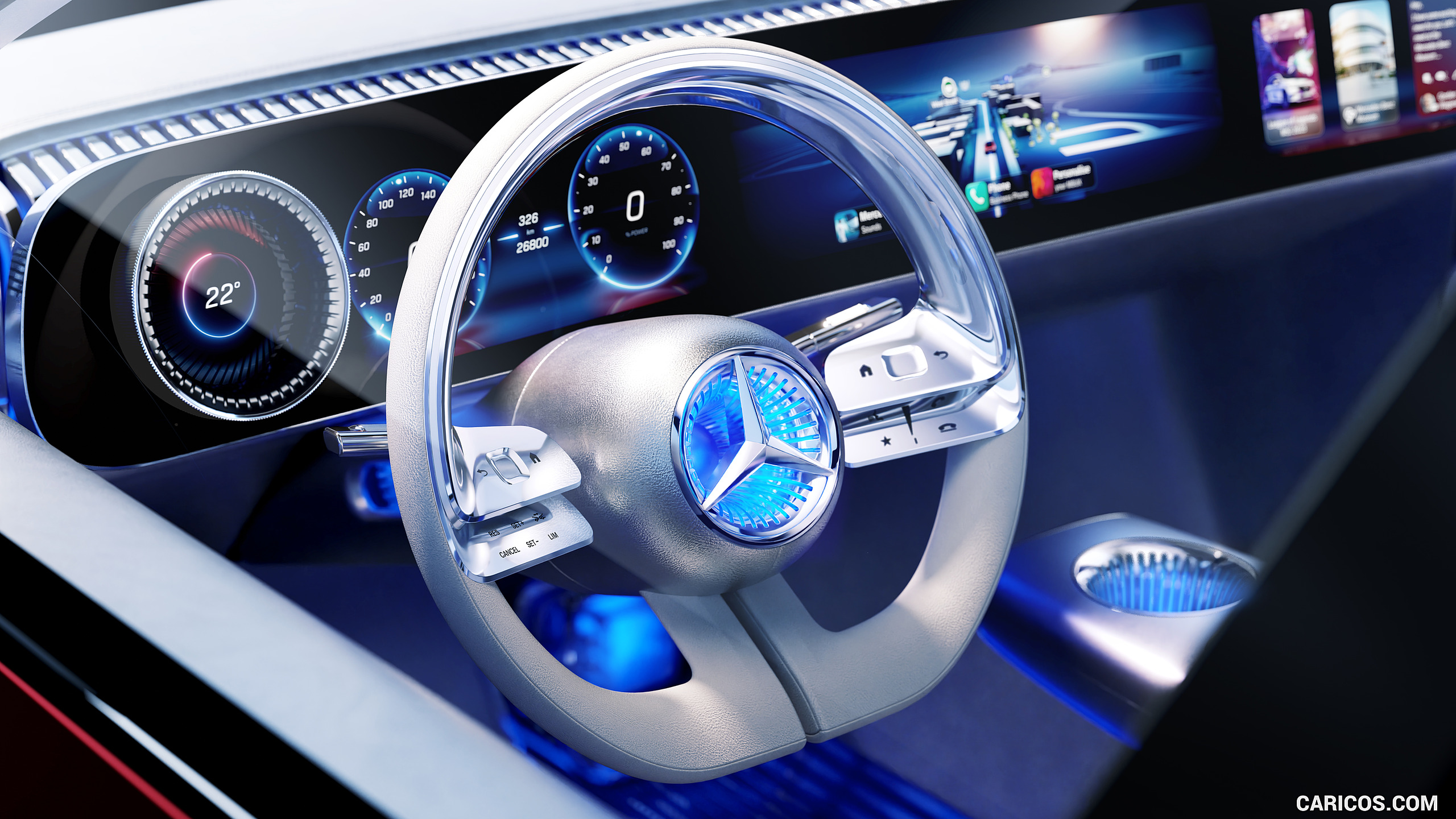 2023 Mercedes-Benz CLA Class Concept - Interior, Steering Wheel, #52 of 62
