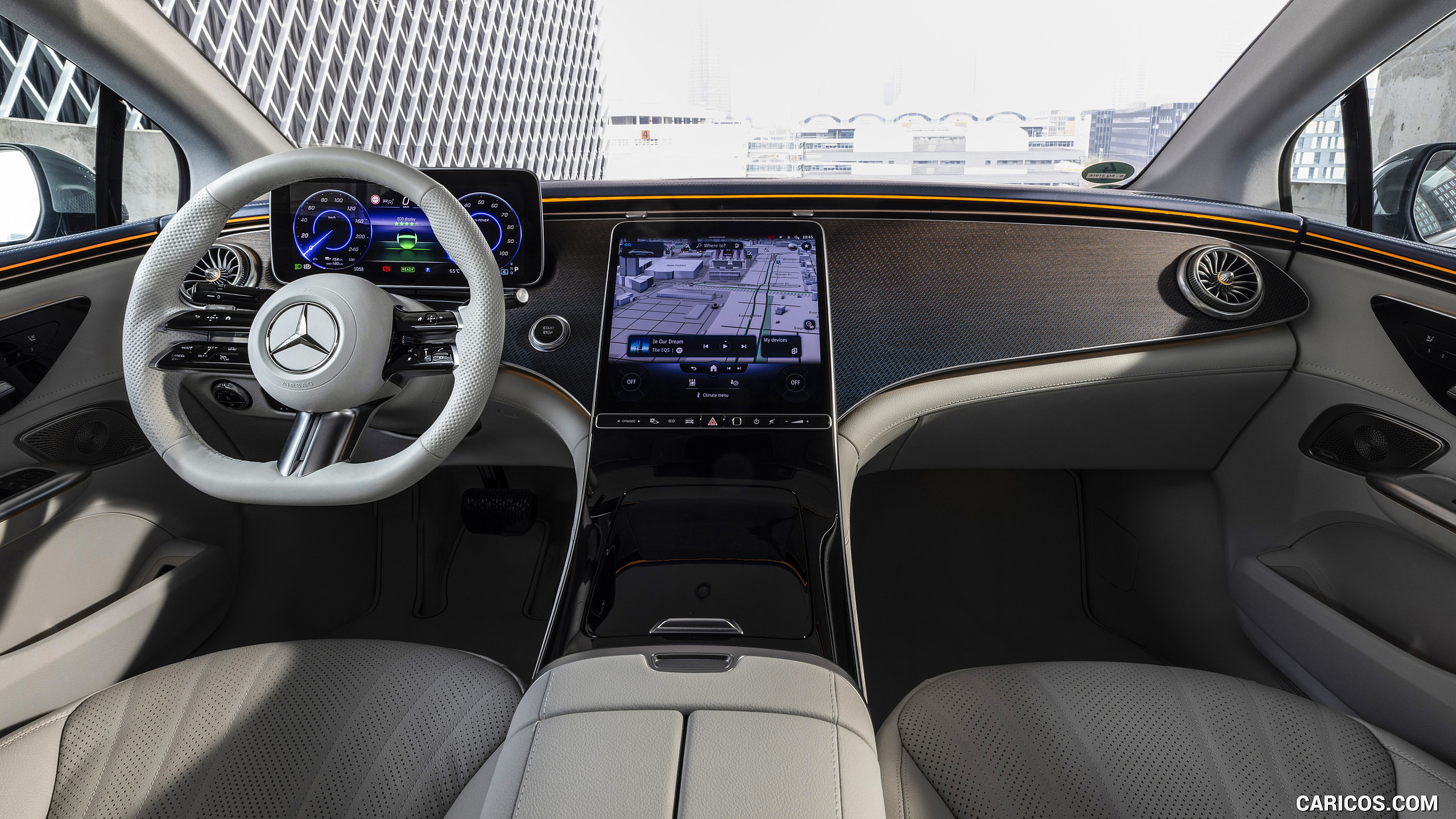 2023 Mercedes-Benz EQE 350+ (Color: Alpine Grey) - Interior, Cockpit, #134 of 209
