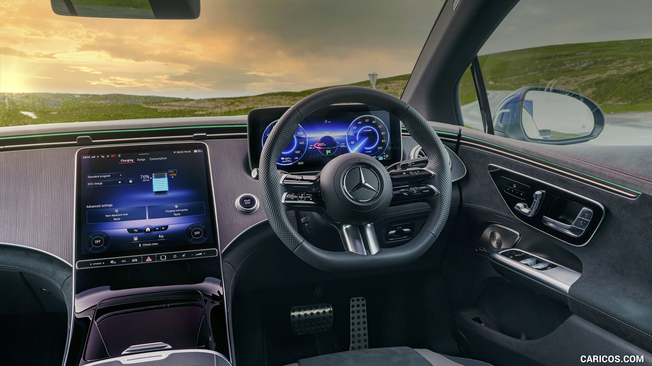 2023 Mercedes-Benz EQE 350+ (UK-Spec) - Interior, Cockpit, #195 of 209