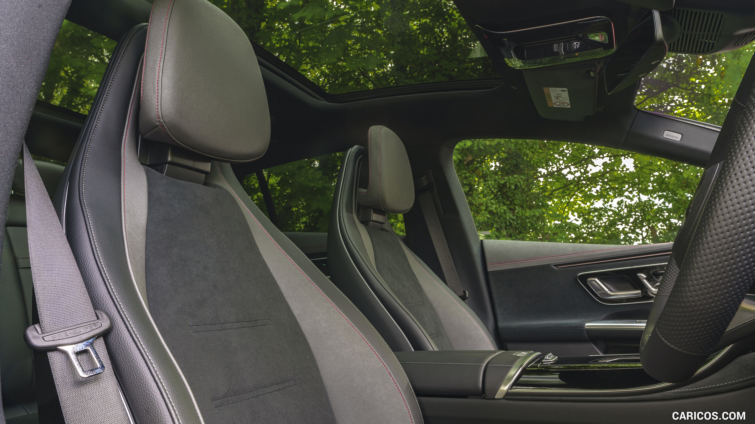2023 Mercedes-Benz EQE 350+ (UK-Spec) - Interior, Front Seats, #205 of 209